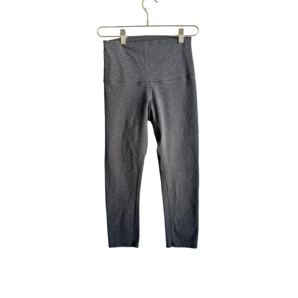 Lululemon Wunder Under Leggings Women's 4 Heathered Black Activewear